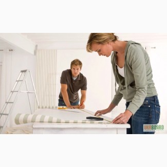 Малярные работы Оклейка обоев, Київ