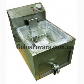 Фритюрница с краном Rauder JEF-8K для кафе, Київ